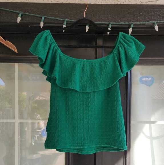 ANTHROPOLOGIE SHOULDER OFF TOP - Picture 3 of 3